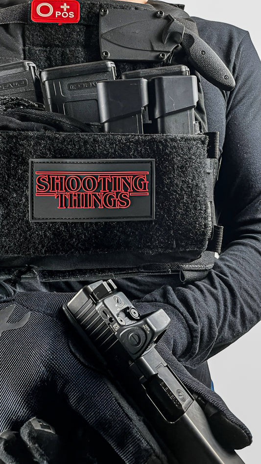 Shooting Things PVC Velcro patch